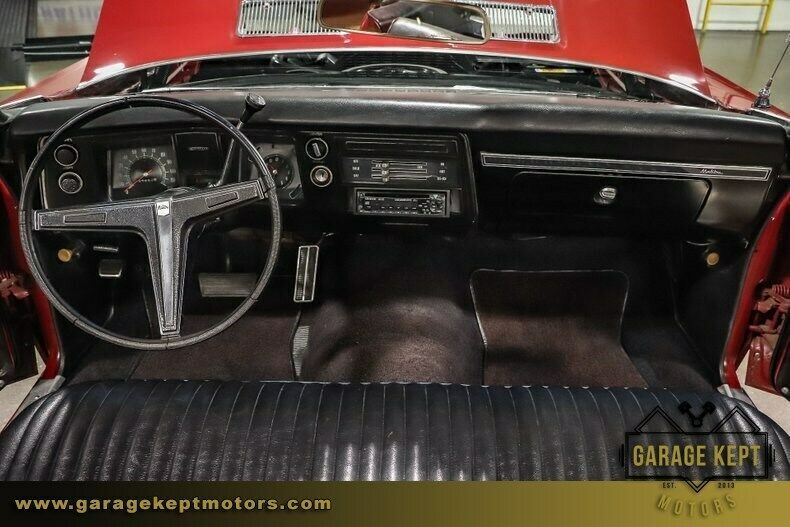 1968 Red Chevrolet Malibu Convertible