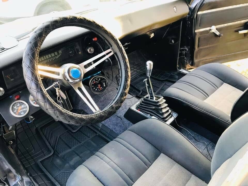 1968 Black Chevrolet Nova Coupe