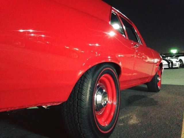 1968 Red Chevrolet Nova Coupe