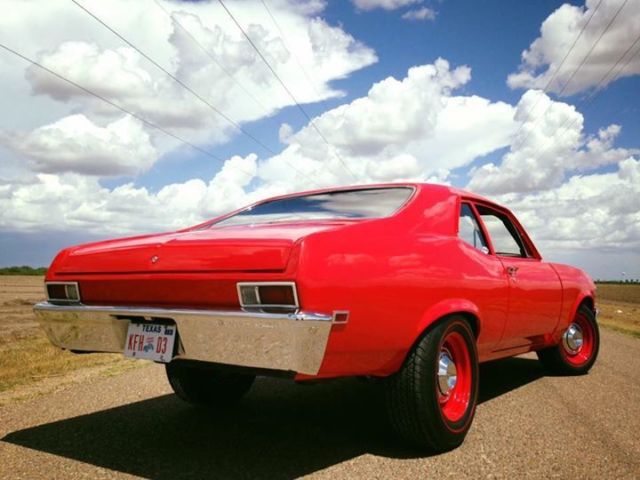 1968 Red Chevrolet Nova Coupe