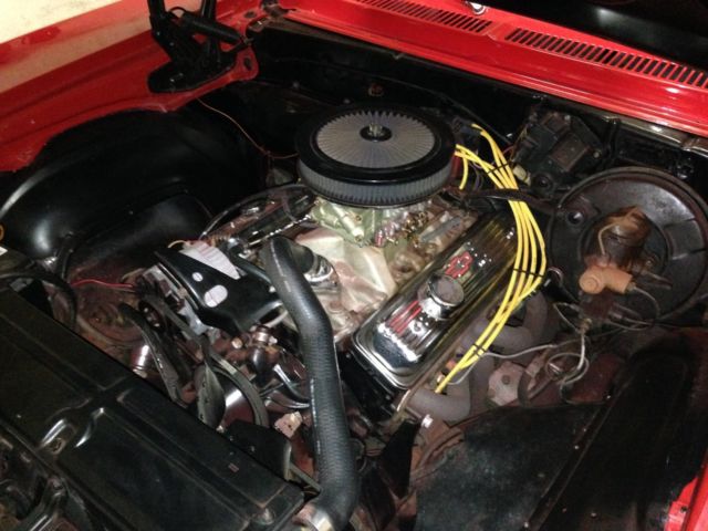 1968 Red Chevrolet Nova Coupe