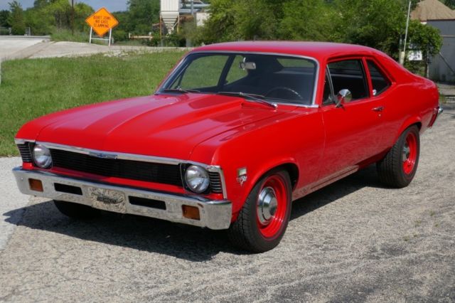 1968 Red Chevrolet Nova Coupe