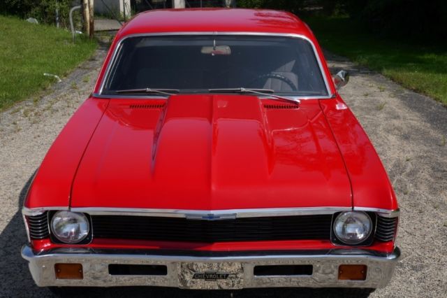 1968 Red Chevrolet Nova Coupe