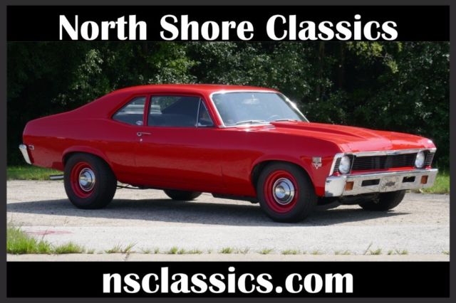 1968 Red Chevrolet Nova Coupe