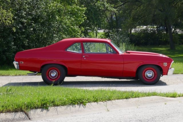 1968 Red Chevrolet Nova Coupe