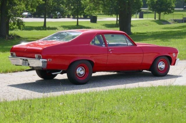 1968 Red Chevrolet Nova Coupe