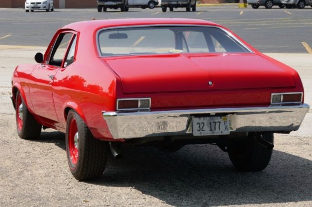 1968 Red Chevrolet Nova Coupe