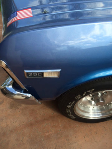 1968 baby blue fade Chevrolet Nova