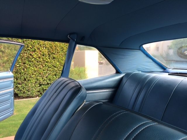 1968 baby blue fade Chevrolet Nova