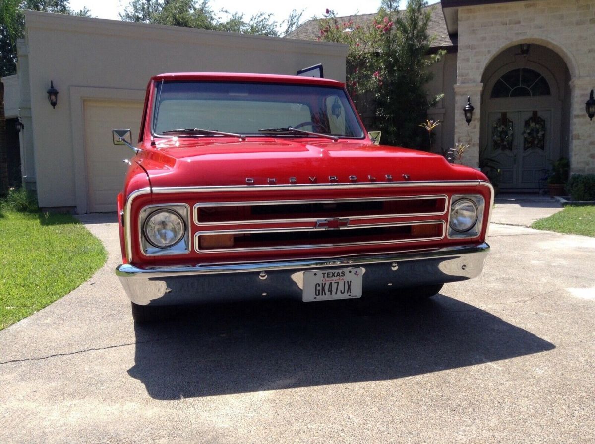 1968 Red Chevrolet C-10 Truck
