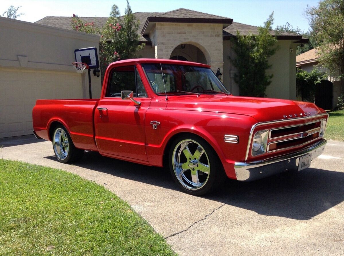 1968 Red Chevrolet C-10 Truck