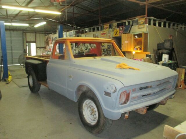 1968 grey Chevrolet C-10 pickup