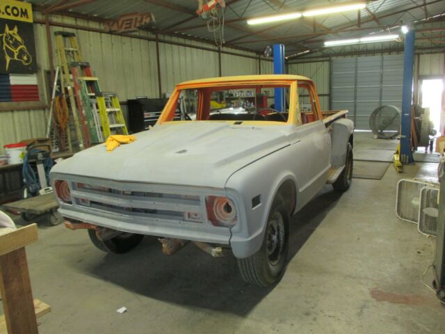 1968 grey Chevrolet C-10 pickup