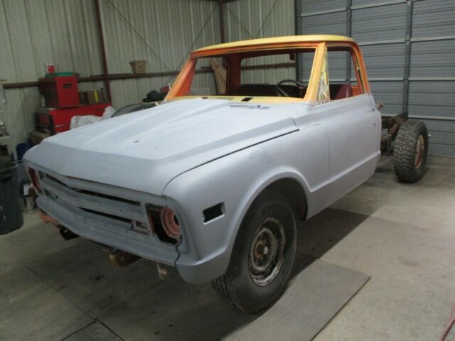 1968 grey Chevrolet C-10 pickup