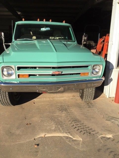 1968 Green Chevrolet K20 Pickup Flatbed (originally LWB)