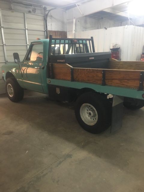 1968 Green Chevrolet K20 Pickup Flatbed (originally LWB)