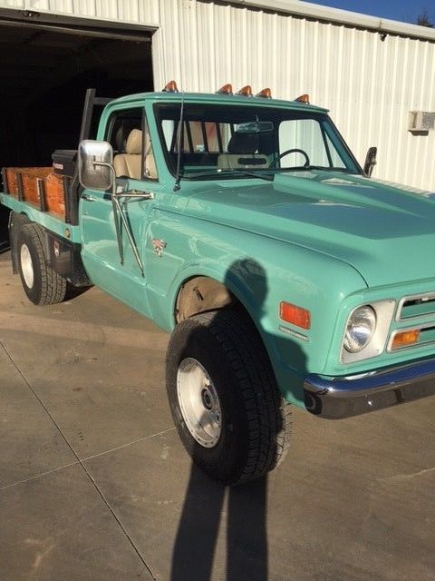 1968 Green Chevrolet K20 Pickup Flatbed (originally LWB)