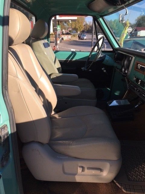 1968 Green Chevrolet K20 Pickup Flatbed (originally LWB)