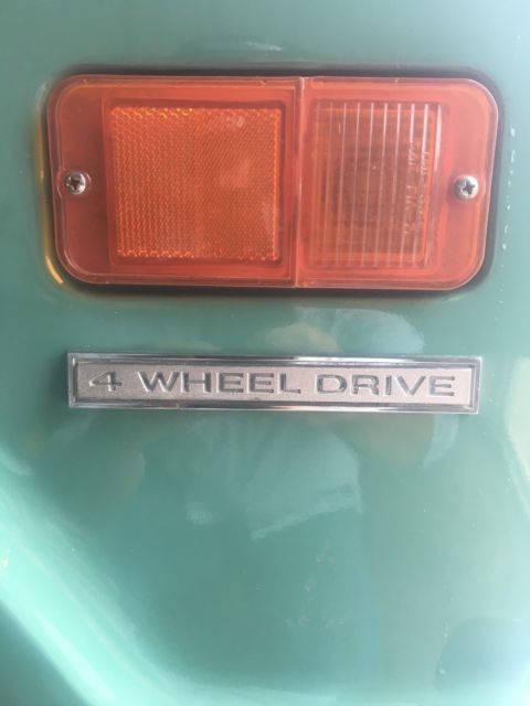 1968 Green Chevrolet K20 Pickup Flatbed (originally LWB)