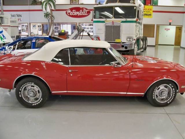 1968 Red Chevrolet Camaro Convertible