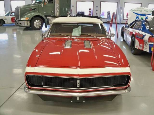 1968 Red Chevrolet Camaro Convertible