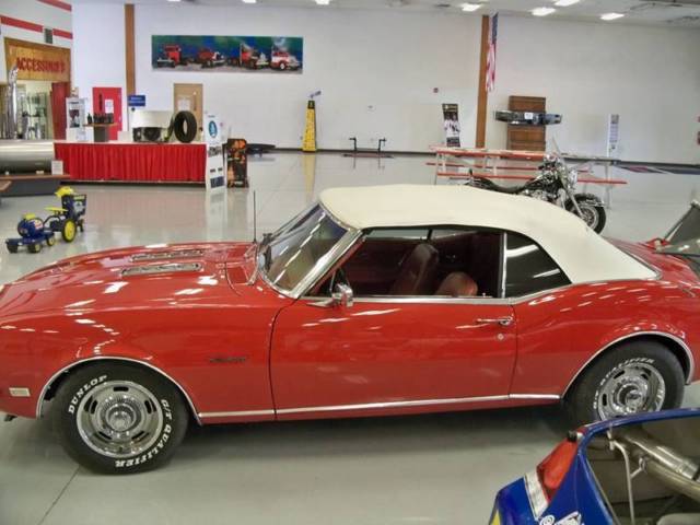1968 Red Chevrolet Camaro Convertible