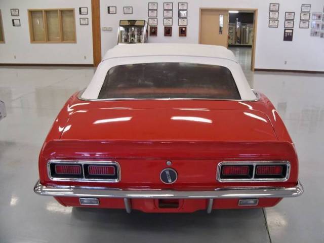 1968 Red Chevrolet Camaro Convertible