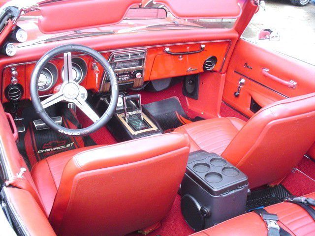 1968 Red Chevrolet Camaro Convertible
