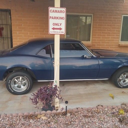 1968 Blue Chevrolet Camaro 2 Door