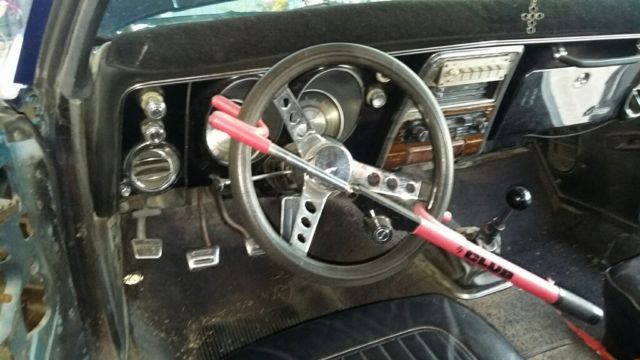 1968 Blue Chevrolet Camaro 2 Door