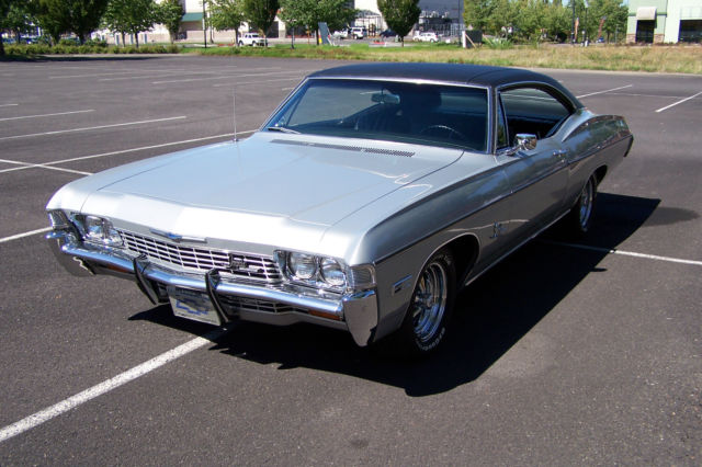 1968 Silver Chevrolet Impala Sport Coupe
