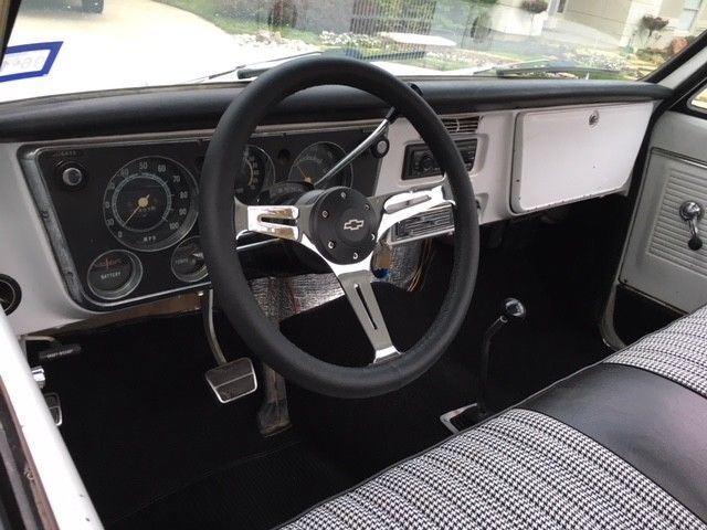 1968 White Chevrolet C-10 truck