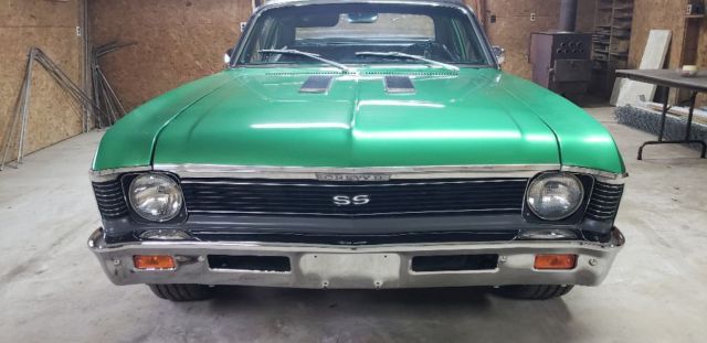 1968 Green Chevrolet Nova Coupe