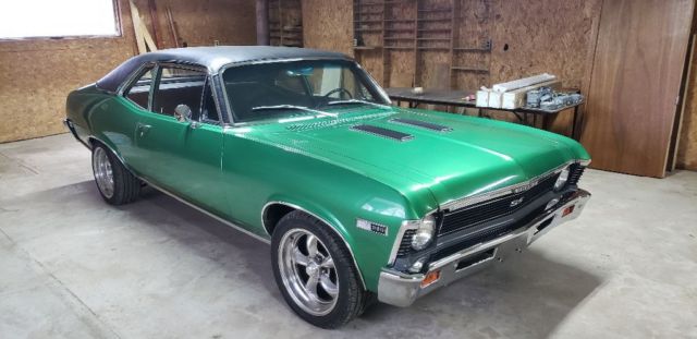 1968 Green Chevrolet Nova Coupe