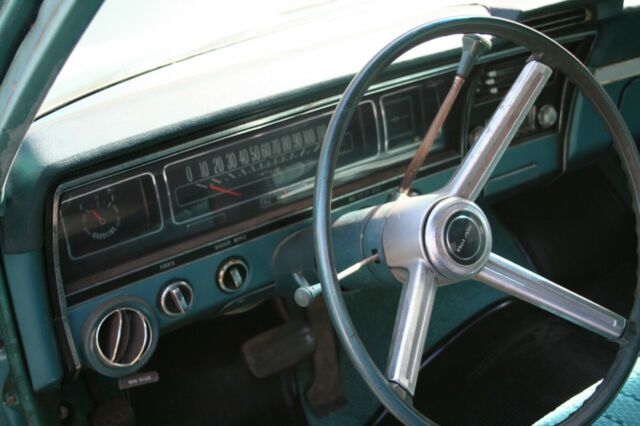 1968 Blue/White Chevrolet Bel Air Sedan