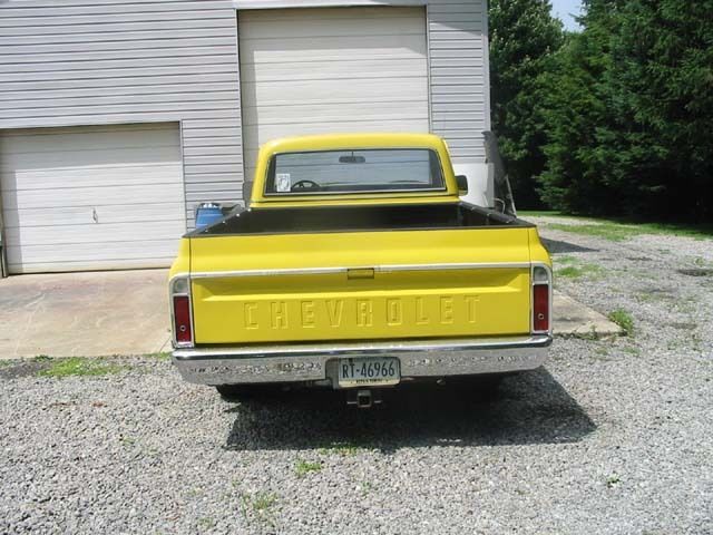 1968 Yellow Chevrolet C-10 pick up