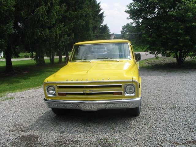 1968 Yellow Chevrolet C-10 pick up