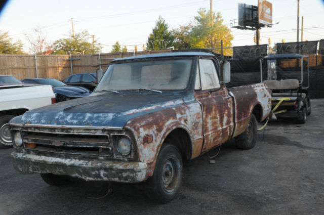 1968 Gold Chevrolet C-10 Standard Cab Pickup
