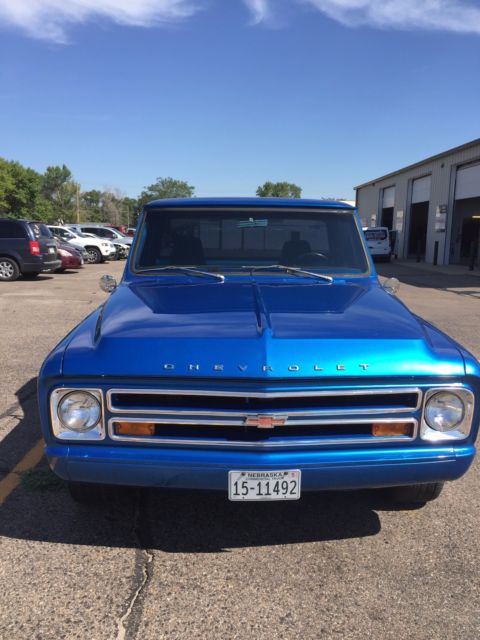 1968 Blue Chevrolet C-10 Standard Cab Pickup