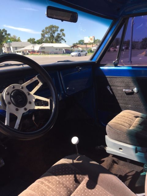 1968 Blue Chevrolet C-10 Standard Cab Pickup