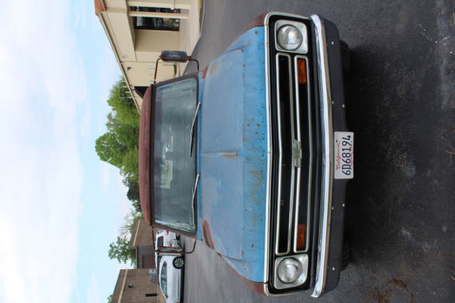 1968 Blue Chevrolet C-10 TRUCK