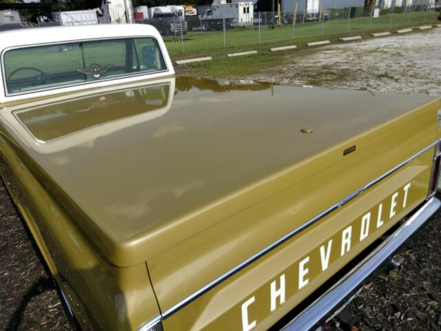 1968 gold Chevrolet C-10