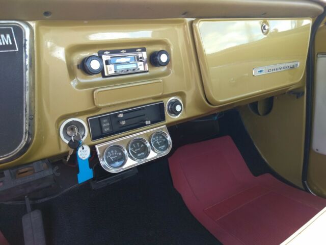 1968 gold Chevrolet C-10