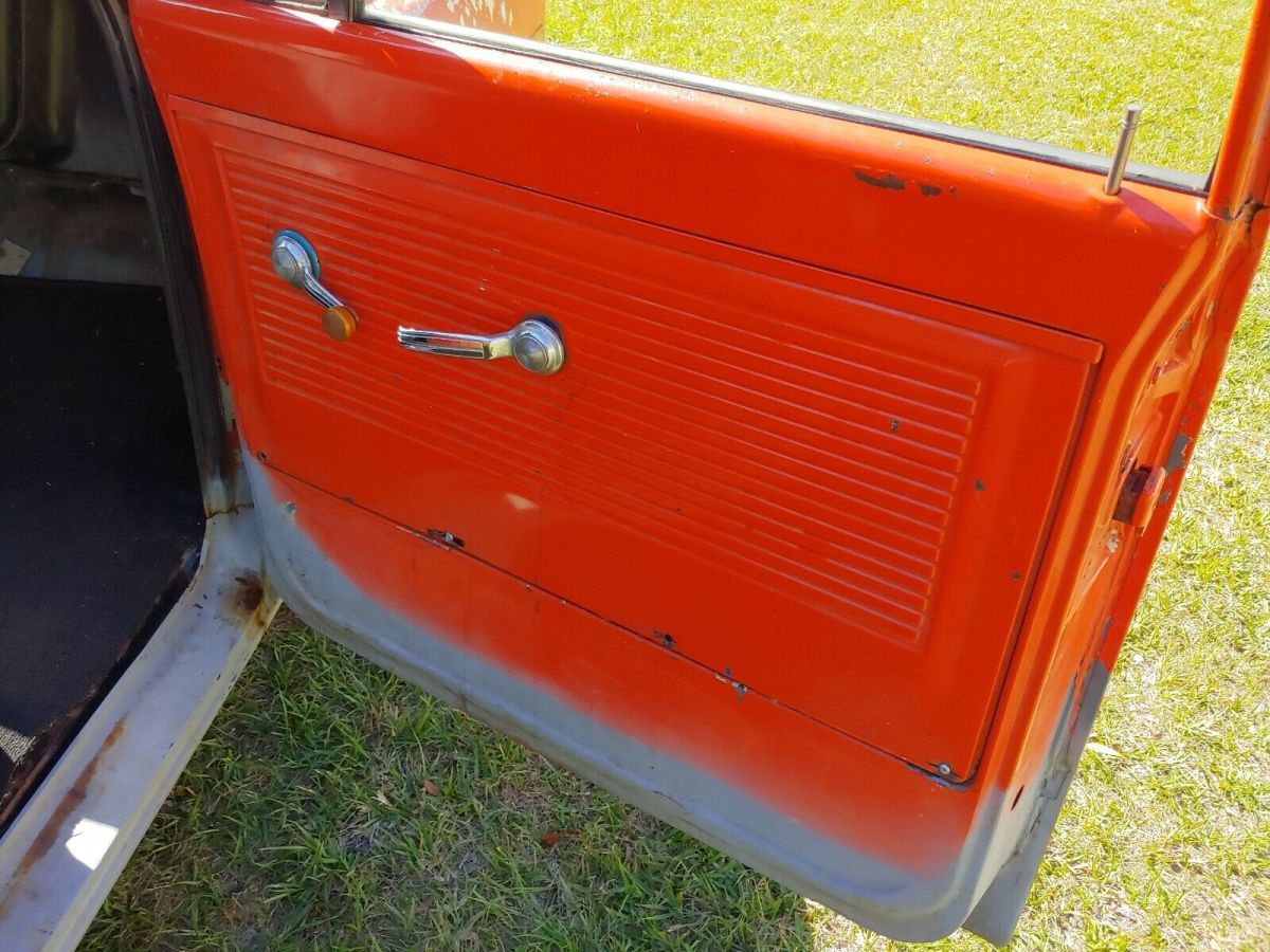 1968 Orange Chevrolet C-10 Standard Cab Pickup