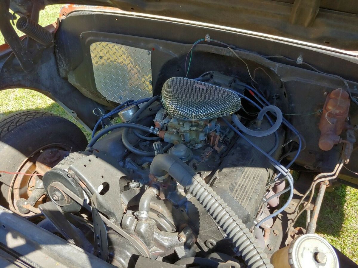 1968 Orange Chevrolet C-10 Standard Cab Pickup