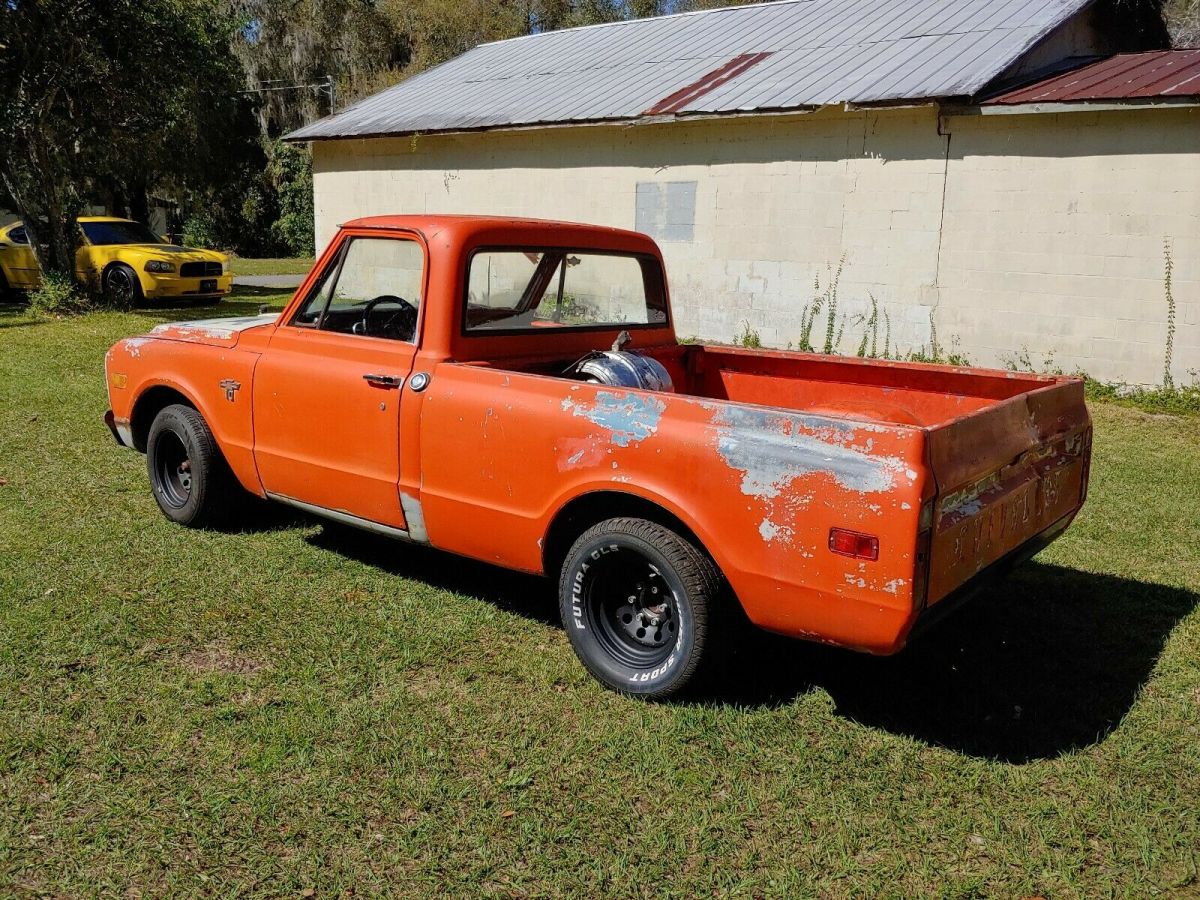 1968 Orange Chevrolet C-10 Standard Cab Pickup