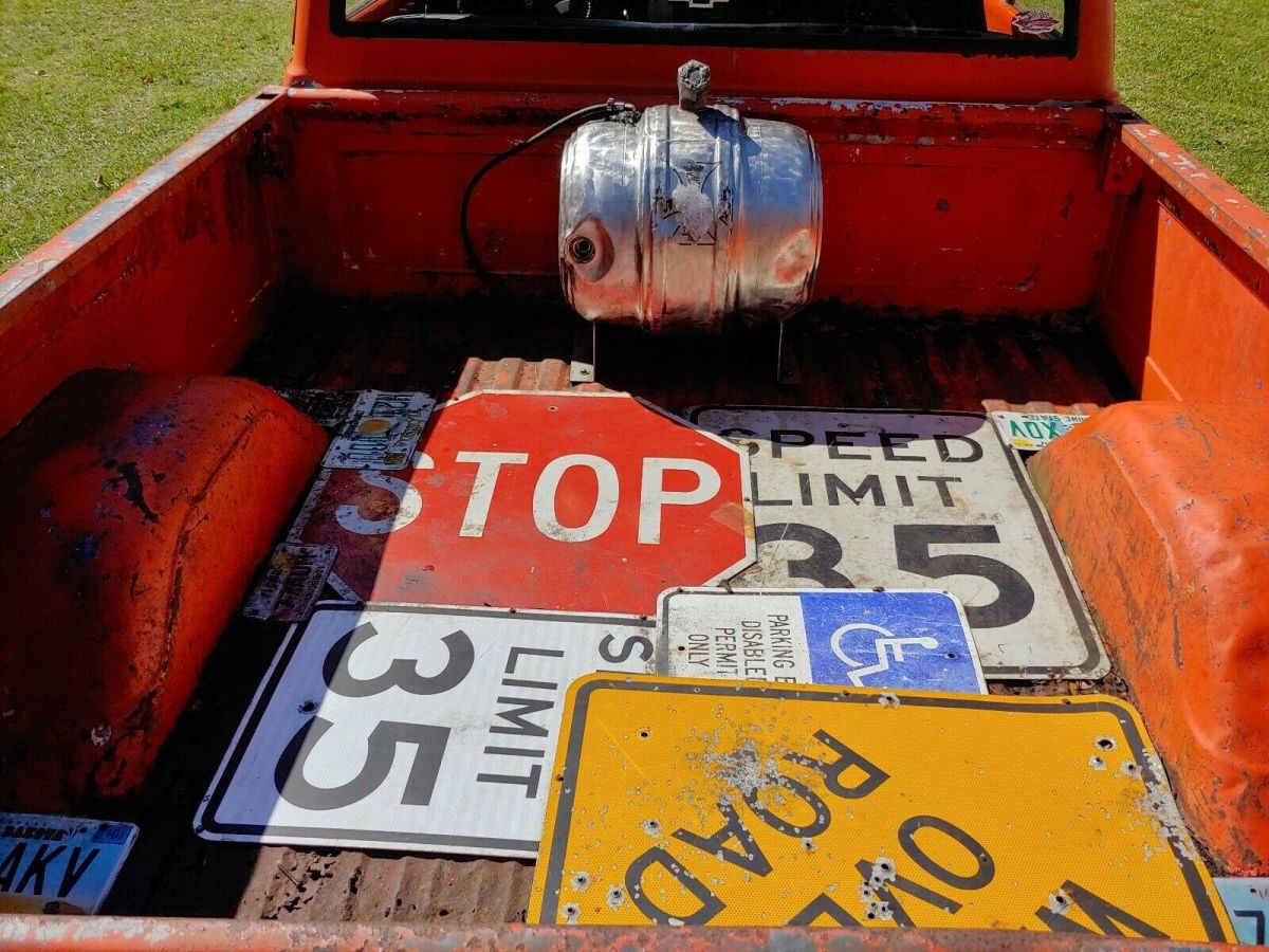 1968 Orange Chevrolet C-10 Standard Cab Pickup