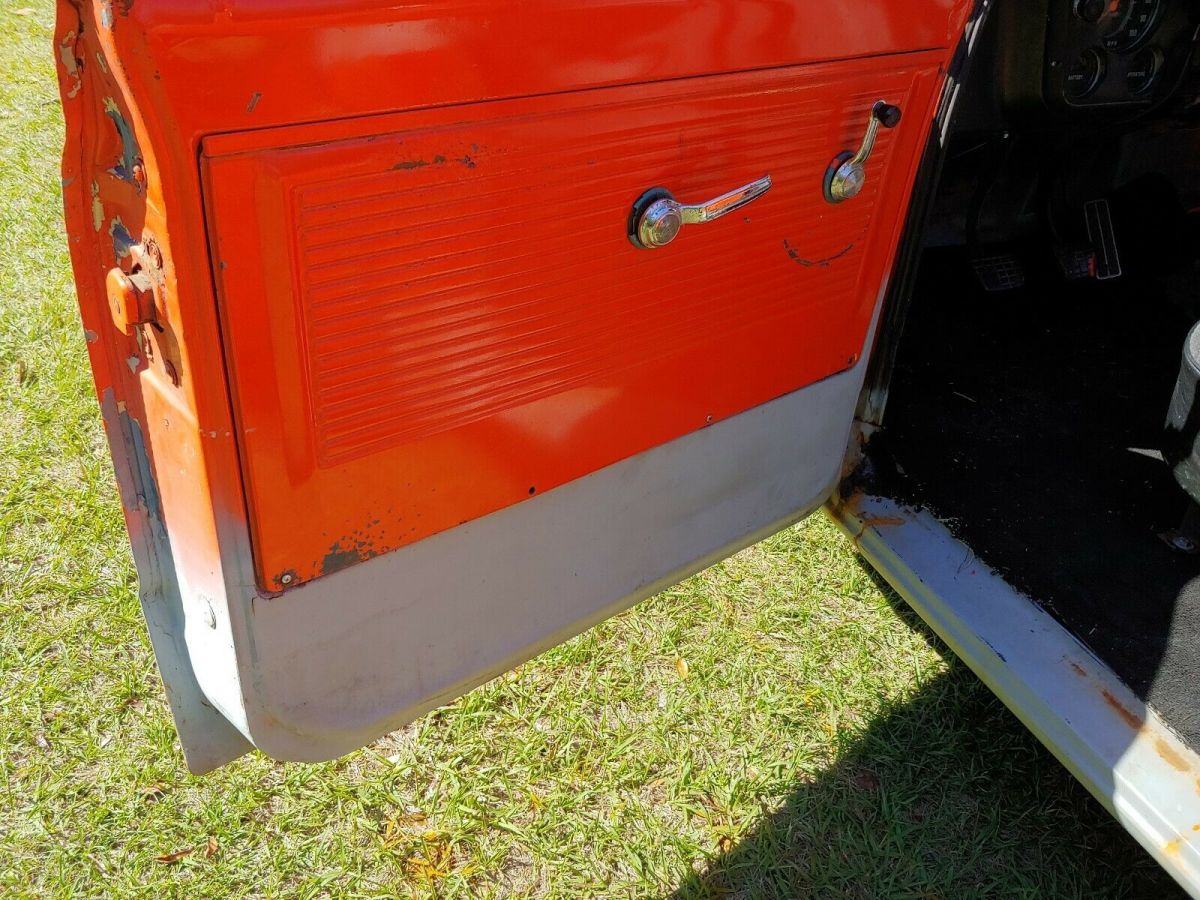 1968 Orange Chevrolet C-10 Standard Cab Pickup