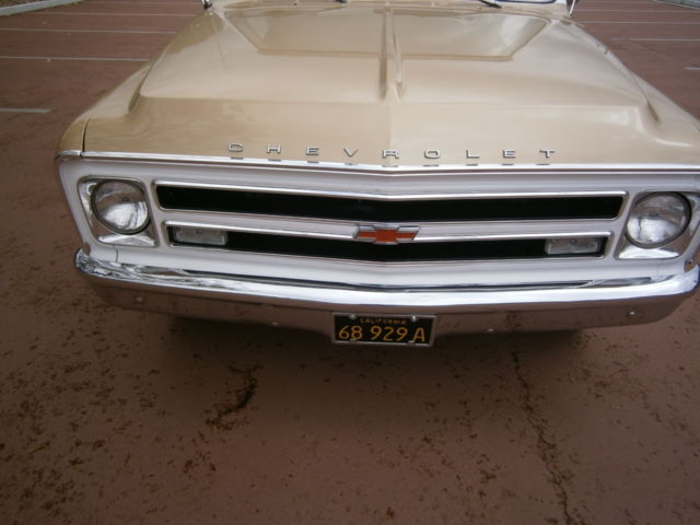 1968 GOLD Chevrolet C-10 PICKUP TRUCK