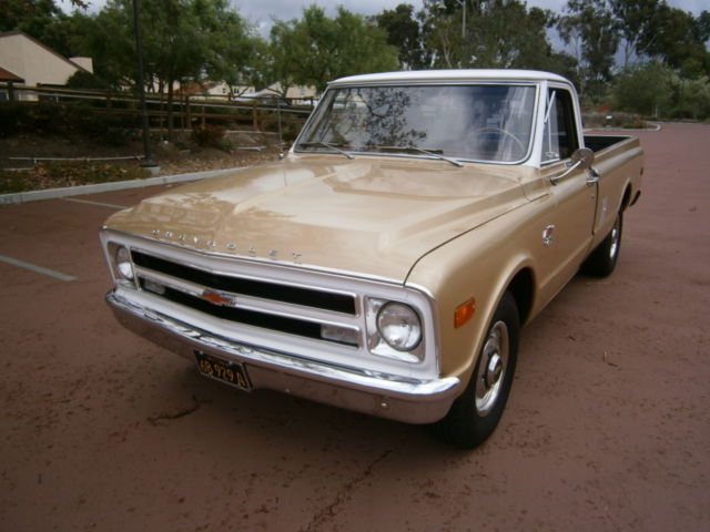1968 GOLD Chevrolet C-10 PICKUP TRUCK